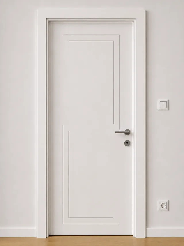Ușă de interior VP08 – Contur liniar minimalist, model PAL M.M.