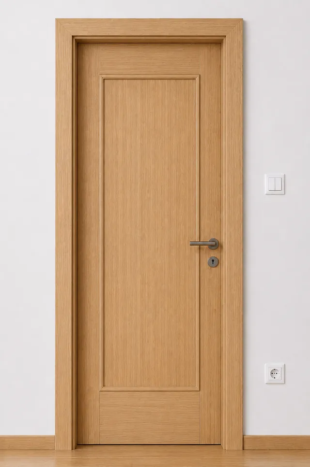 Ușă de interior PF01 – Tablie unică dreptunghiulară, model PAL M.M.